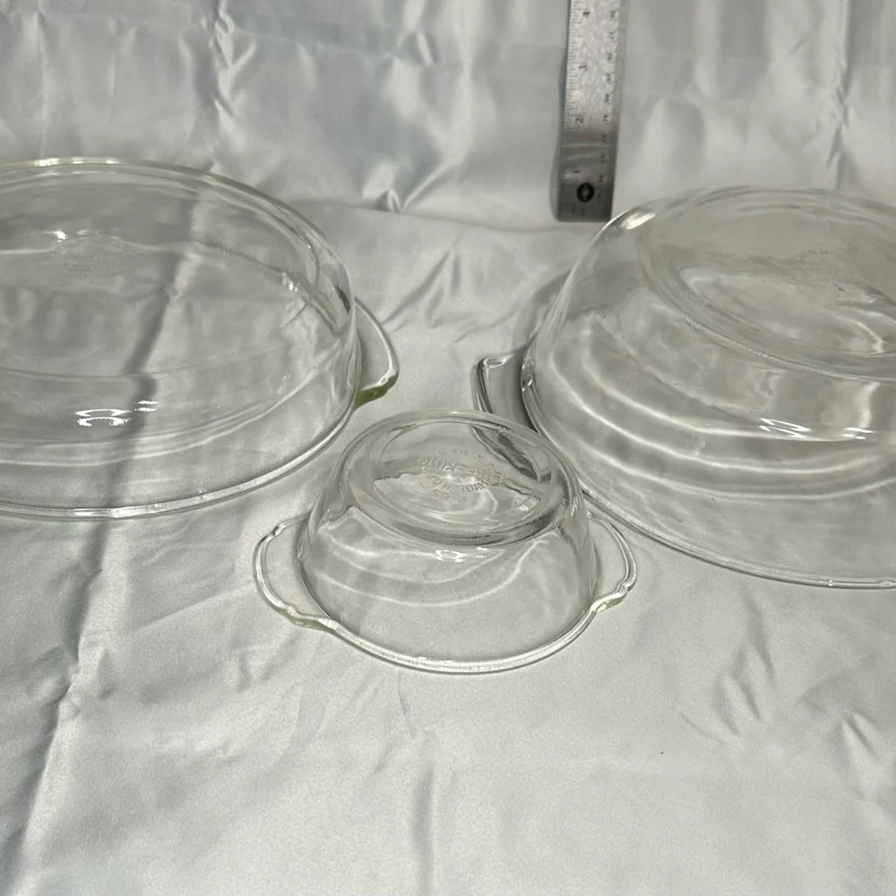 Vintage Fire King 8oz Custurd Dish + 2 Fire King Casserole Dishes